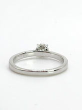 Load image into Gallery viewer, 1992: Vintage: 9ct White Gold 11 Natural Diamonds Dress/Stacker Ring- Petite, sparkling beauty