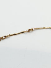 Load image into Gallery viewer, 1903: Antique: Victorian 9ct Gold Turquoise Necklace (61cm) & Bracelet (18cm) Set