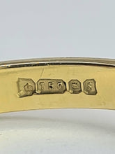 Load image into Gallery viewer, 2104: Vintage: 18ct Gold Oval Ruby Round Cut Amethysts Ring- Rare combination