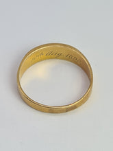 Load image into Gallery viewer, 2105: Antique: 18ct Gold Turquoise Seed Pearl Dress/Stacker Ring- From 1891 - Yes really