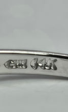 Load image into Gallery viewer, 1890: Vintage: 14ct White Gold Petite Pear-Cut Violet Blue Tanzanite Ring