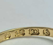 Load image into Gallery viewer, 2039: Vintage: 18ct Gold Turquoises Edwardian Style Ring- From 1942