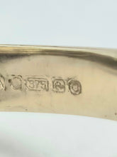 Load image into Gallery viewer, 2053: Vintage: 9ct Gold Iolite Amethysts Abstract Cocktail Ring- Inspirationl