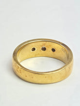 Load image into Gallery viewer, 2120: Vintage & Heavy 9ct Gold Round Cut Diamond Trilogy Clogau Style- Statement