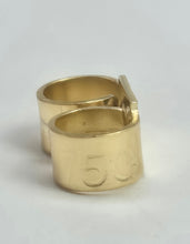 Load image into Gallery viewer, 2093: 18ct Gold Voluptuous Purple Amethyst Stud Earrings-