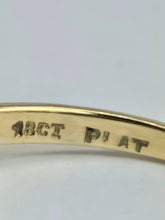 Load image into Gallery viewer, 2075: Vintage: 18ct Gold (0.63ct) Round Cut Diamond Solitaire Set in Platinum- Marvellous