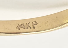 Load image into Gallery viewer, Vintage: 18ct Gold Vibrant Orange Citrine Diamonds Dress Ring