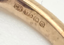 Load image into Gallery viewer, Vintage: 9ct Gold Large Fluorite Natural Diamonds Cocktail Ring