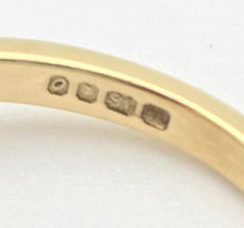 Load image into Gallery viewer, 6412 Vintage 18ct Gold 13 Blue Sapphires 8 Natural Diamonds Flower Head Ring- From 1969