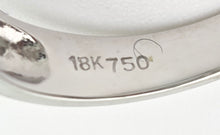 Load image into Gallery viewer, 2286 Vintage: 18ct White Gold Yellow Sapphires Diamonds Geometric Set Ring