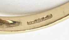 Load image into Gallery viewer, 2302: Vintage: 9ct Gold Square Cut Caribbean Topaz Cocktail Ring