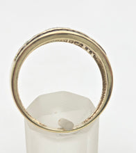 Load image into Gallery viewer, 2283: Vintage: 9ct Gold Precious Gemstones Greek Key Pattern Dress Ring - Simply Fabulous