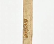 Cargar imagen en el visor de la galería, 2062 Vintage: 9ct Gold Mystic Topaz Natural Diamonds Stud Earrings