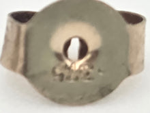 Load image into Gallery viewer, 1174 Vintage: 9ct Gold Lilac Amethyst Drop/Dangle Stud Earrings