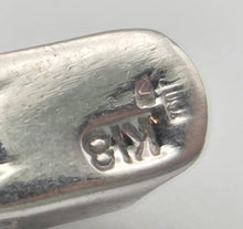 Load image into Gallery viewer, 2221 Vintage: 18ct White Gold Princess Cut Rubies Link Bracelet (18.5cm)