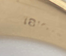 Cargar imagen en el visor de la galería, 1878 Vintage 18ct Gold Rubies Natural Diamonds Tiered Crossover Ring