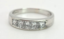 Load image into Gallery viewer, 1932 18ct White Gold Natural Diamonds (0.8ct) Channel Set Ring