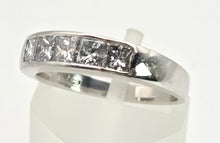Load image into Gallery viewer, 1932 18ct White Gold Natural Diamonds (0.8ct) Channel Set Ring