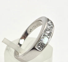 Load image into Gallery viewer, 1932 18ct White Gold Natural Diamonds (0.8ct) Channel Set Ring