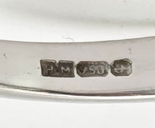 Load image into Gallery viewer, 6408 Vintage: 18ct White Gold Pink Sapphire Natural Diamonds Dress Ring