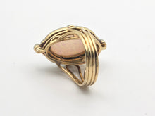 Load image into Gallery viewer, 2358 Victorian: 18ct Gold Opal Round Old Cut Diamonds (1.42ct) Cluster Ring