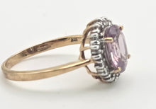 Load image into Gallery viewer, 2488 Vintage & Rare  Purple Zircon 16 Natural Sparkling Diamonds Ring