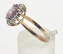 Load image into Gallery viewer, 2488 Vintage & Rare  Purple Zircon 16 Natural Sparkling Diamonds Ring