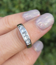 Load image into Gallery viewer, 1932 18ct White Gold Natural Diamonds (0.8ct) Channel Set Ring