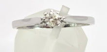 Load image into Gallery viewer, 2416: Vintage 9ct White Gold Round Full Cut Diamond Solitaire