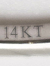 Load image into Gallery viewer, 2515- Vintage: 14ct White Gold Blue Sapphires Diamonds Wishbone Stacker Ring-LOVE Vera Wang