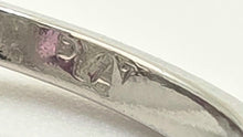 Load image into Gallery viewer, 2479: Rare Platinum Pink Sapphire 20 Diamonds Art Deco Style Cluster Ring