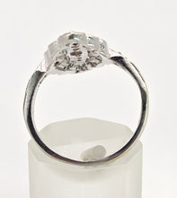 Load image into Gallery viewer, 2507: Vintage 9ct White Gold 35 Natural Diamonds Marquise Set Ring