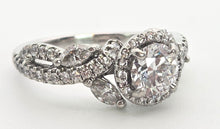 Load image into Gallery viewer, 2418: Platinum Exceptional 1ct Central Diamond (GIA CERT) Ring - D Colour- The finest