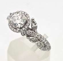 Load image into Gallery viewer, 2418: Platinum Exceptional 1ct Central Diamond (GIA CERT) Ring - D Colour- The finest