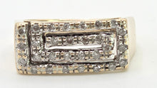 Load image into Gallery viewer, 2531 Vintage: 9ct Gold 29 Natural Sparkling Diamonds Ring