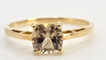 Cargar imagen en el visor de la galería, 2537; Vintage & Exquisite Cushion Cut Mint Green Spinel Solitaire Ring