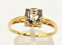 Cargar imagen en el visor de la galería, 2537; Vintage & Exquisite Cushion Cut Mint Green Spinel Solitaire Ring