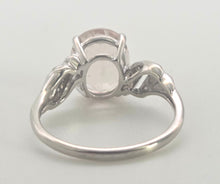 Load image into Gallery viewer, 0341- Vintage: 9ct White Gold Pink Morganite 14 Natural Sparkling Diamonds Ring