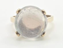 Load image into Gallery viewer, 1943: Vintage 9ct Gold Large Cabochon Cut Moonstone Ring