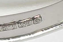 Load image into Gallery viewer, 6428- Vintage 9ct White Gold Pink Sapphire 10 Natural Sparkling Diamonds Dress Ring