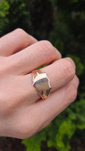 Load image into Gallery viewer, 6339 Vintage: 9ct Gold Shield Signet Ring- From 1967