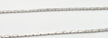Load image into Gallery viewer, 2695: Vintage: 18ct White Gold Designer Link Diamonds Pearls Necklace -Pristine