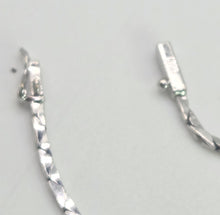 Load image into Gallery viewer, 2695: Vintage: 18ct White Gold Designer Link Diamonds Pearls Necklace -Pristine