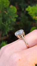 Load image into Gallery viewer, 1943: Vintage 9ct Gold Large Cabochon Cut Moonstone Ring