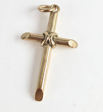 Load image into Gallery viewer, 4355 Vintage: 9ct Gold Cross Pendant - From 1965