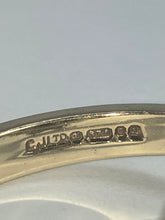 Load image into Gallery viewer, 2785- Vintage 9ct Gold 17 Blue Sapphires 10 Diamonds Cocktail Ring