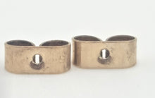 Load image into Gallery viewer, 3885: Vintage 9ct Gold Tahitian Cultured Pearl Stud Earrings