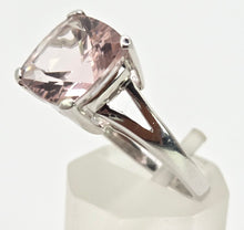 Load image into Gallery viewer, 2710: 9ct White Gold Pink Morganite Ring