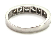 Load image into Gallery viewer, 2584: Vintage 18ct White Gold 7 x (0.25ct) Natural Diamonds Ring - 1.75ct Total- From 1974