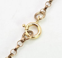 Load image into Gallery viewer, 2750: Vintage: 9ct Gold Necklace Sapphire Diamonds Art Deco Style Pendant